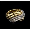 0.73 ctw Diamond Ring - 14KT Two-Tone Gold