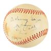 Image 1 : Ty Cobb Signed Baseball