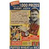 Image 1 : 1934 Babe Ruth Quaker Oats Puffed Wheat Advertising Display