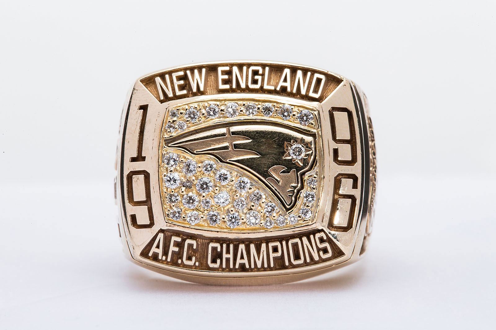 1996 Sam Gash S New England Patriots Afc Championship Ring