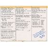 Image 1 : Dave Scott's Apollo 15 Flown Lunar Module Cue Card