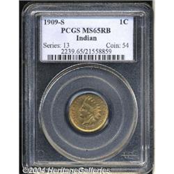 1909-S[1C] MS65 Red and Brown PCGS.