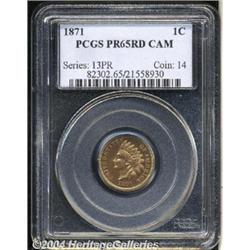 1871[1C] PR65 Cameo PCGS.