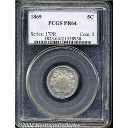 1869[5C] PR64 PCGS.