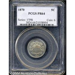 1870[5C] PR64 PCGS.