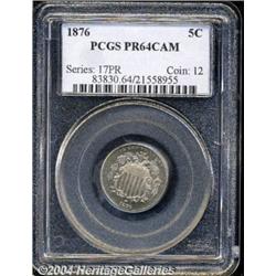 1876[5C] PR64 Cameo PCGS.