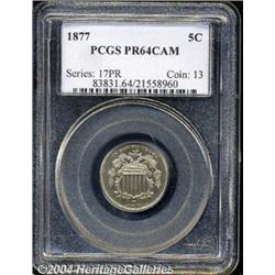 1877[5C] PR64 Cameo PCGS.