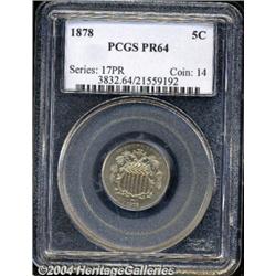 1878[5C] PR64 PCGS.