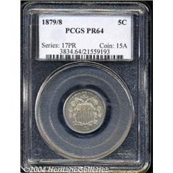 1879/8[5C] PR64 PCGS.