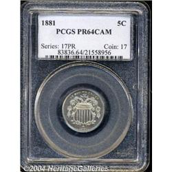 1881[5C] PR64 Cameo PCGS.
