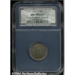 1912-S[5C] MS60 Details, Environmental Damage, NCS.