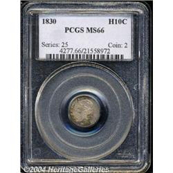 1830[H10C] MS66 PCGS.