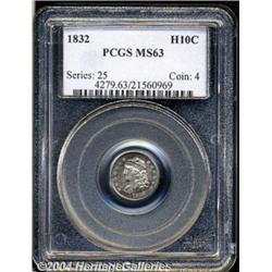 1832[H10C] MS63 PCGS.
