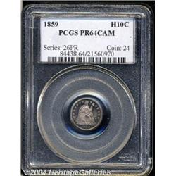 1859[H10C] PR64 Cameo PCGS.