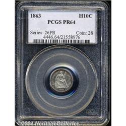 1863[H10C] PR64 PCGS.