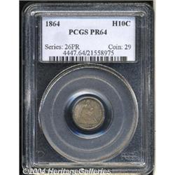 1864[H10C] PR64 PCGS.