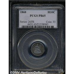1868[H10C] PR65 PCGS.