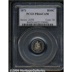 1871[H10C] PR66 Cameo PCGS.