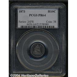 1873[H10C] PR64 PCGS.