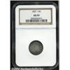 Image 1 : 1821[10C] Small Date AU55 NGC.