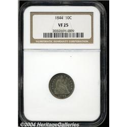 1844[10C] VF25 NGC.