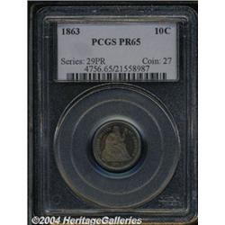1863[10C] PR65 PCGS.