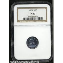 1865[10C] PR63 NGC.