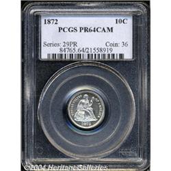 1872[10C] PR64 Cameo PCGS.