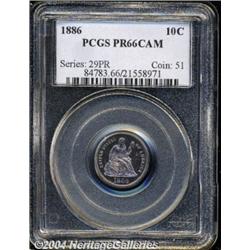 1886[10C] PR66 Cameo PCGS.