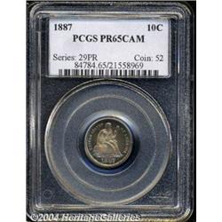 1887[10C] PR65 Cameo PCGS.