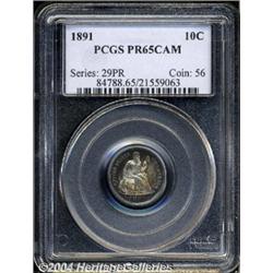1891[10C] PR65 Cameo PCGS.