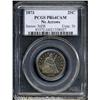 Image 1 : 1873[25C] No Arrows PR64 Cameo PCGS.