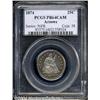 Image 1 : 1874[25C] Arrows PR64 Cameo PCGS.