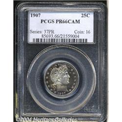 1907[25C] PR66 Cameo PCGS.