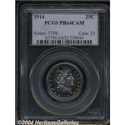 1914[25C] PR64 Cameo PCGS.