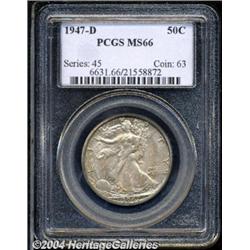1947-D[50C] MS66 PCGS.