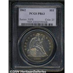 1862[S$1] PR63 PCGS.
