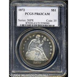 1872[S$1] PR63 Cameo PCGS.