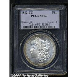 1892-CC[S$1] MS63 PCGS.