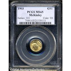 1903[G$1] Louisiana Purchase/McKinley MS65 PCGS.