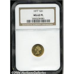 1877[G$1] MS62 Prooflike NGC.