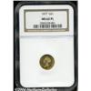 Image 1 : 1877[G$1] MS62 Prooflike NGC.