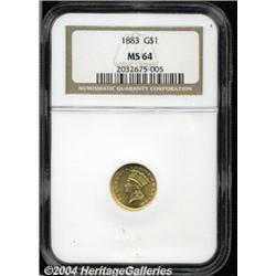 1883[G$1] MS64 NGC.