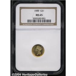 1888[G$1] MS65 NGC.