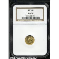 1889[G$1] MS64 NGC.