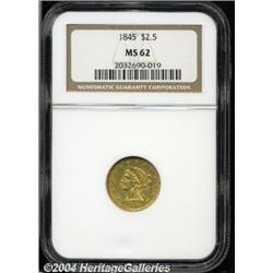 1845[$2 1/2] MS62 NGC.