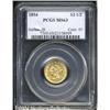 Image 1 : 1854[$2 1/2] MS63 PCGS.