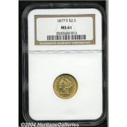 1877-S[$2 1/2] MS61 NGC.