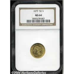 1879[$2 1/2] MS64 NGC.