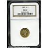 Image 1 : 1880[$2 1/2] MS62 NGC.